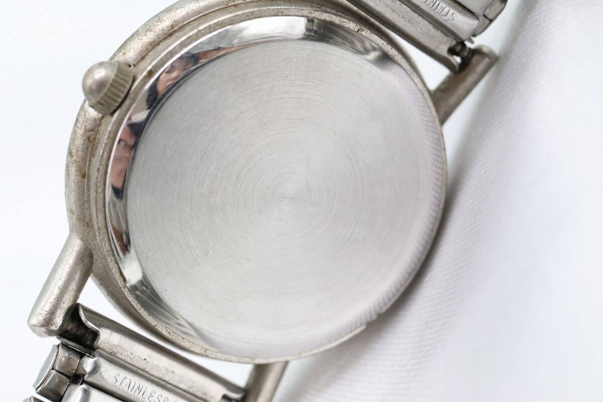 【W280-16】動作品 電池交換済 LANCOME PARIS ランコム 腕時計 蛇腹ベルト レディース【送料全国一律185円】_画像6