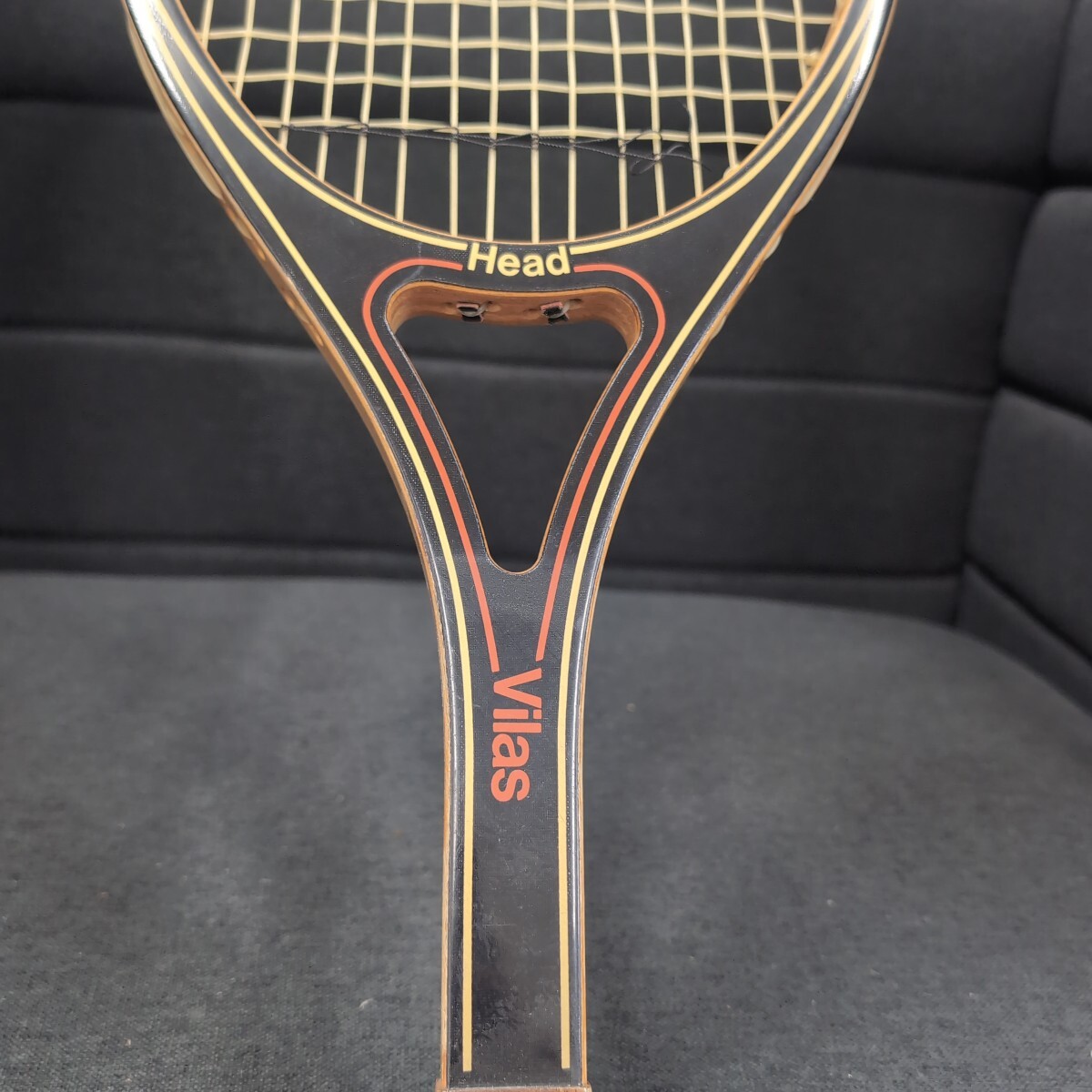 【当時物】木製ラケット　 HEAD　Vilas ヴィンテージ_画像3