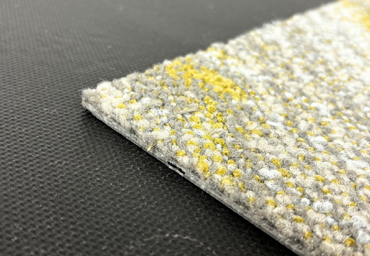 スミノエ●タイルカーペット ECOS IDシリーズ iD-1424(iD-1400 Fiordland) 防炎 制電 防汚 撥水 /17枚/50×50cm/グレー系/1円スタート/AC_画像2