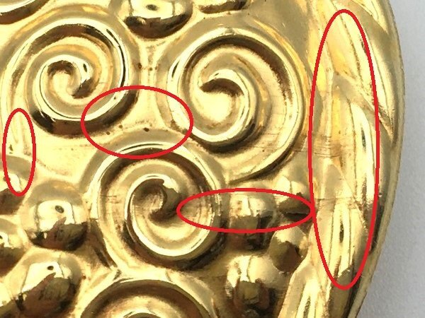  колье подвеска 925 Silver в форме сердечка Tang . узор ala Beth k цветок длинный Circle цепь / Gold / перевод иметь /1 иен старт /AY