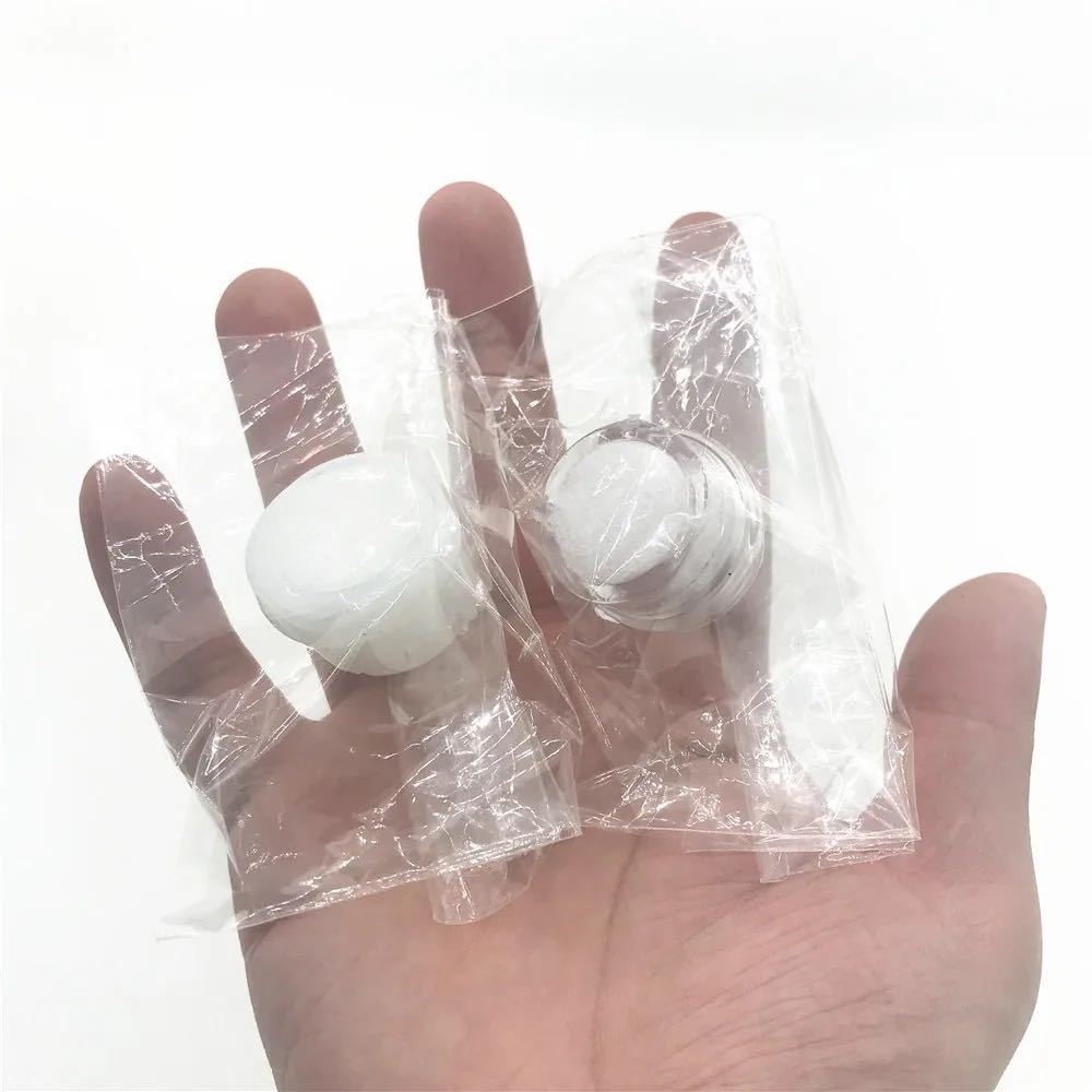 2個入り 仮性シリコンコックリング ペニスリング 包茎 矯正 男性 遅延 拡大 延伸 皮 補正 剥く 早漏 グッズ サック 勃起_画像4