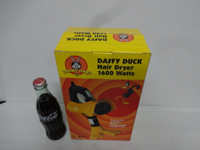 DAFFY DUCKda механизм подачи k осушитель DAFFY-DUCL Hair Dryer 1999wa-na- Looney Tunes не использовался товар неиспользуемый товар красивый.