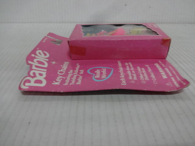 バービー Barbie キーチェーン キーホルダー 　②　未使用品 デッドストック 台紙にイタミオあります。_画像4