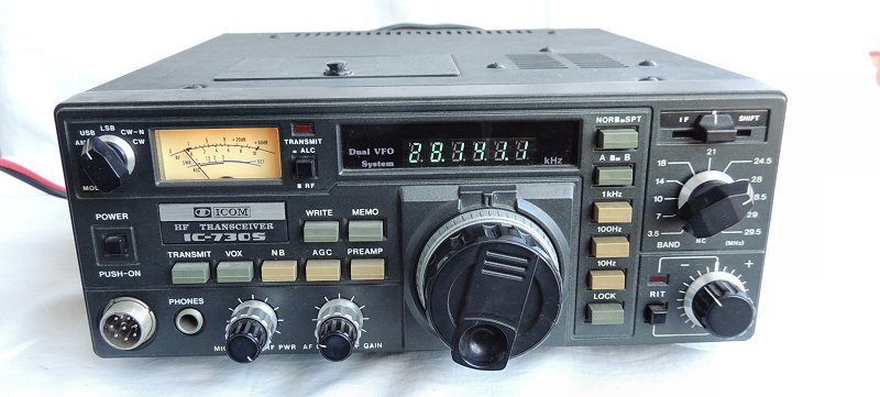 アイコム IC-730S HF10W 動作品_画像1