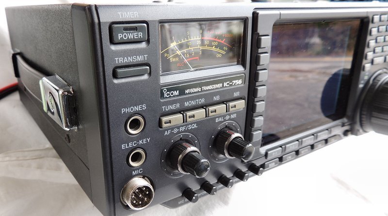 IC-756　アイコムHF/50MHz100w 動作品も前脚なし_画像5