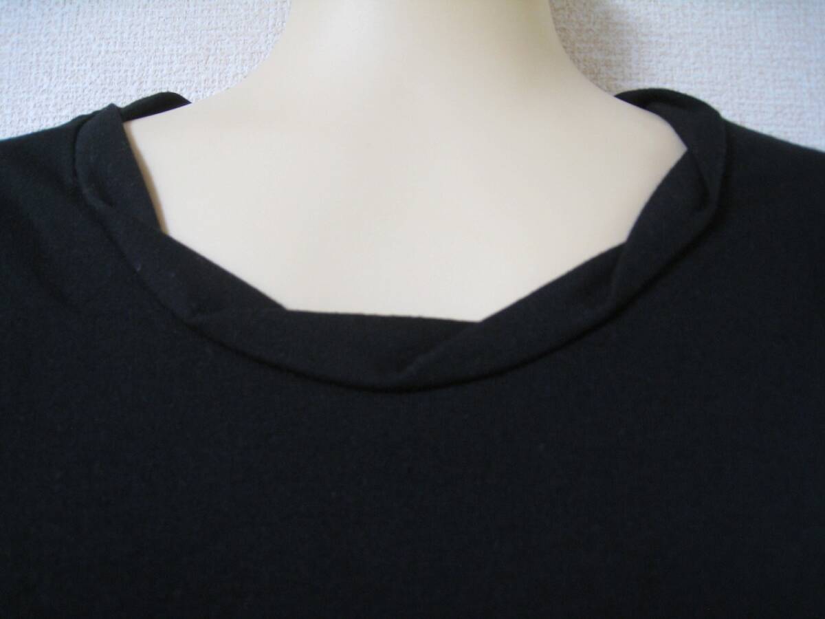 ◆ AMERICAN HOLIC 長そで レディース カットソー ◆ フリーサイズ シンプル 黒 ◆ USED ◆_画像2