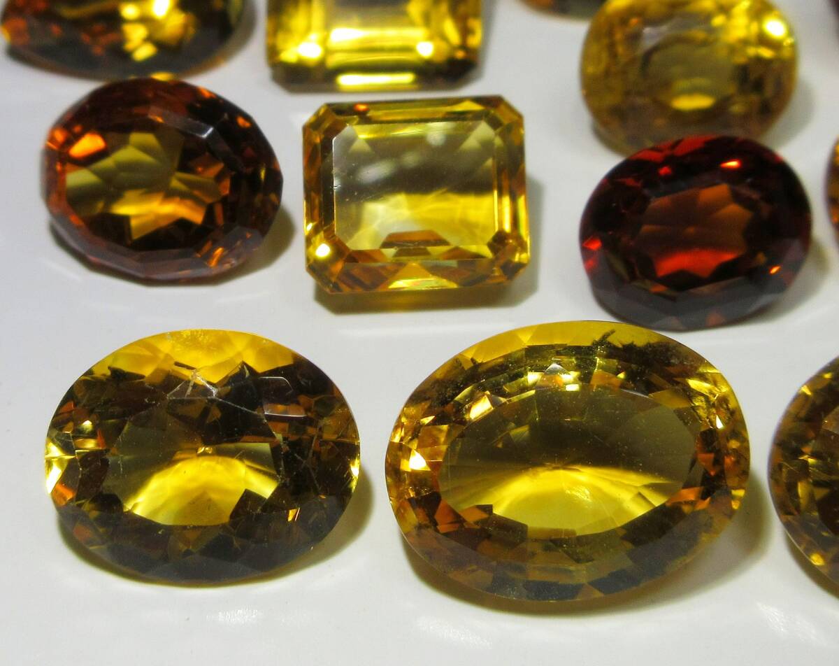  разрозненный цитрин 12 камень совместно 78ct до .la.. много комплект 