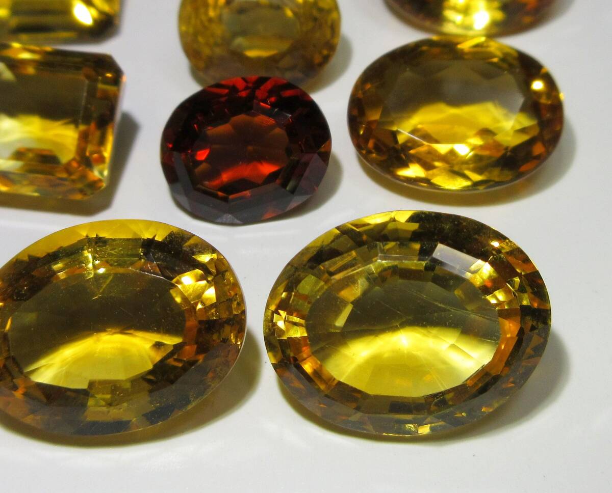  разрозненный цитрин 12 камень совместно 78ct до .la.. много комплект 