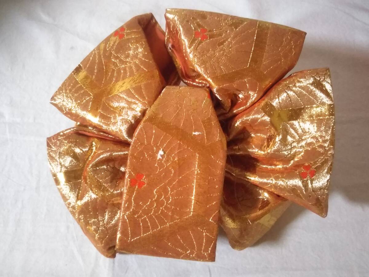 ★和装小物★七五三 女の子 草履 バッグ 帯締め はこせこ 扇子 髪飾り 結び帯 セット 現状渡し_画像10