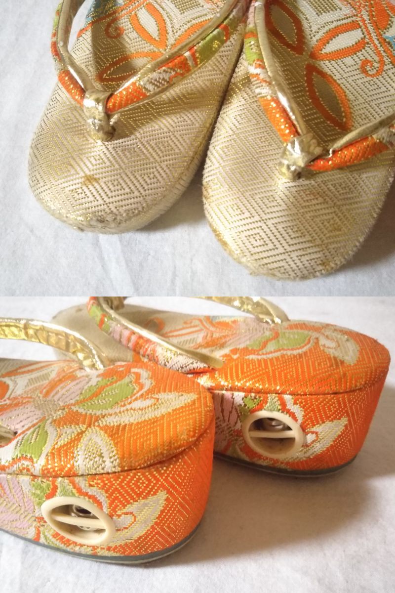 ★和装小物★七五三 女の子 草履 バッグ 帯締め はこせこ 扇子 髪飾り 結び帯 セット 現状渡し_画像3