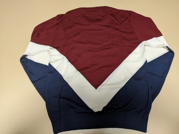 ルコック セーター Mサイズ QGMOGL02 毛50/アクリル50 定価24200円　_画像2