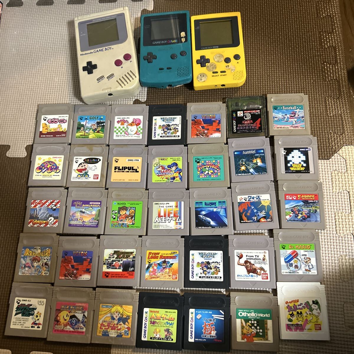 ゲームボーイ本体3台とソフト３５枚_画像1