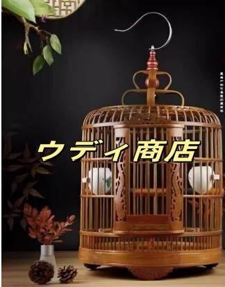  клетка для птиц дерево резьба по дереву скульптура бамбук производства бамбук умение античный из дерева птица . изделие прикладного искусства дракон 