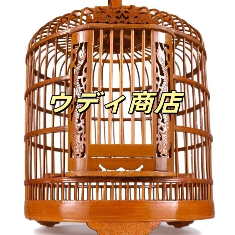  очень красивый товар * ручная работа клетка для птиц дерево резьба по дереву скульптура бамбук производства бамбук умение античный из дерева птица . изделие прикладного искусства дракон 