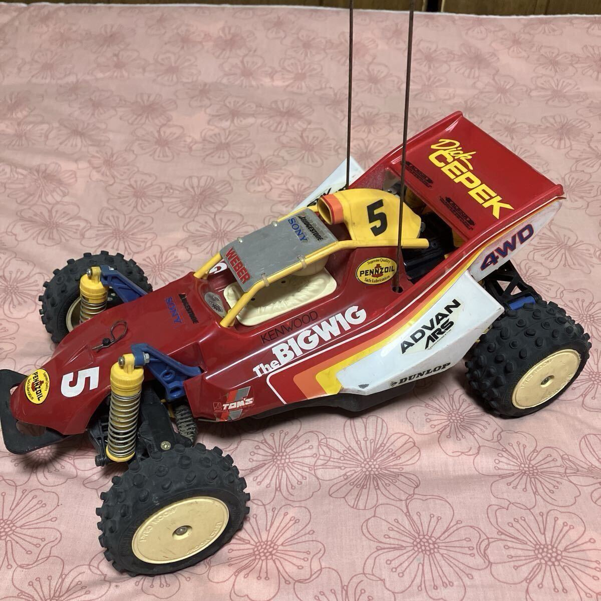タミヤ 当時物 BIG WIG 4WD 1986年発売 ラジコン バギー 田宮模型 オフロードバギー 本体のみ TAMIYA _画像1