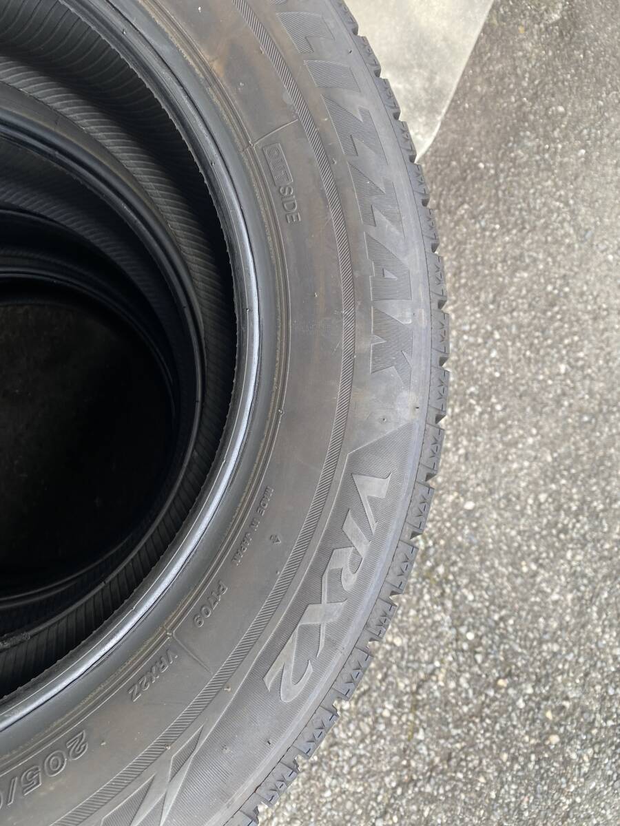 205/60R16 バリ山・ブリザックVRX2 2023年製4本格安売りきり BLIZZAK VRX2_画像2