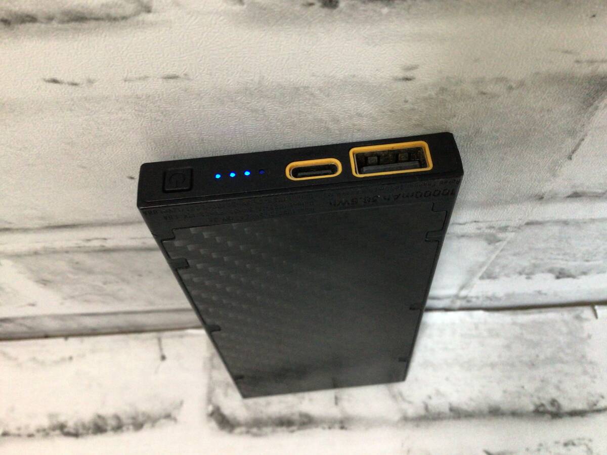 W499 NITECORE NB10000 モバイルバッテリー　ブラック　ENERBY BRICK 10000mAh 大容量　現状品_画像4
