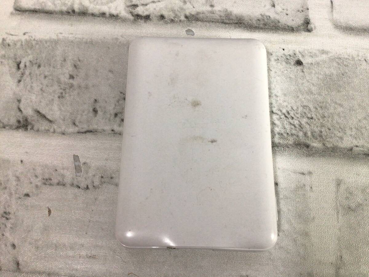 W500 ELECOM/エレコム モバイルバッテリー DE-C37-5000WH ホワイト 2800mAh コンパクトスリム 現状品_画像3