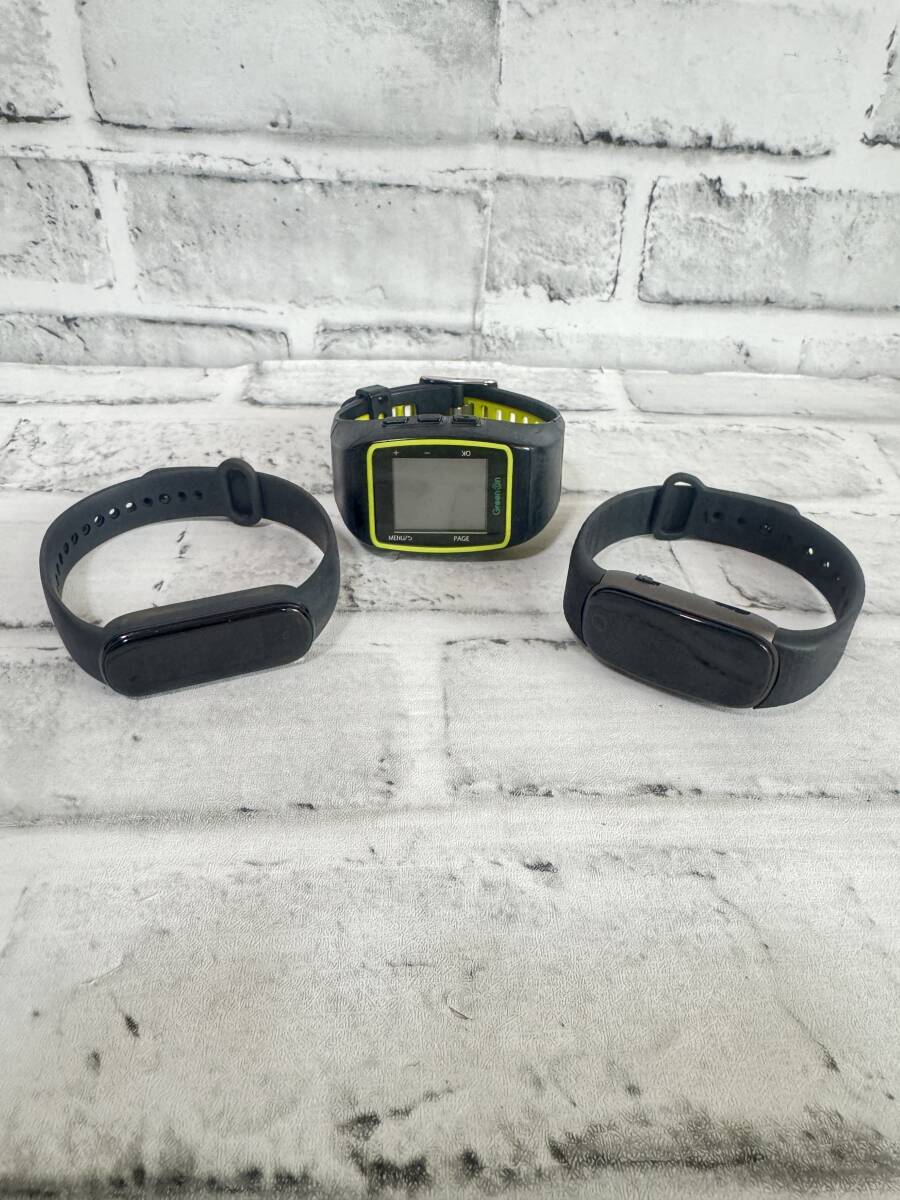P937腕時計 スマートウォッチ3本 masa GREENON THE GOLE WACH mk2 G07N グリーンオン ゴルフウォッチ 他メーカー不明 ジャンク_画像1