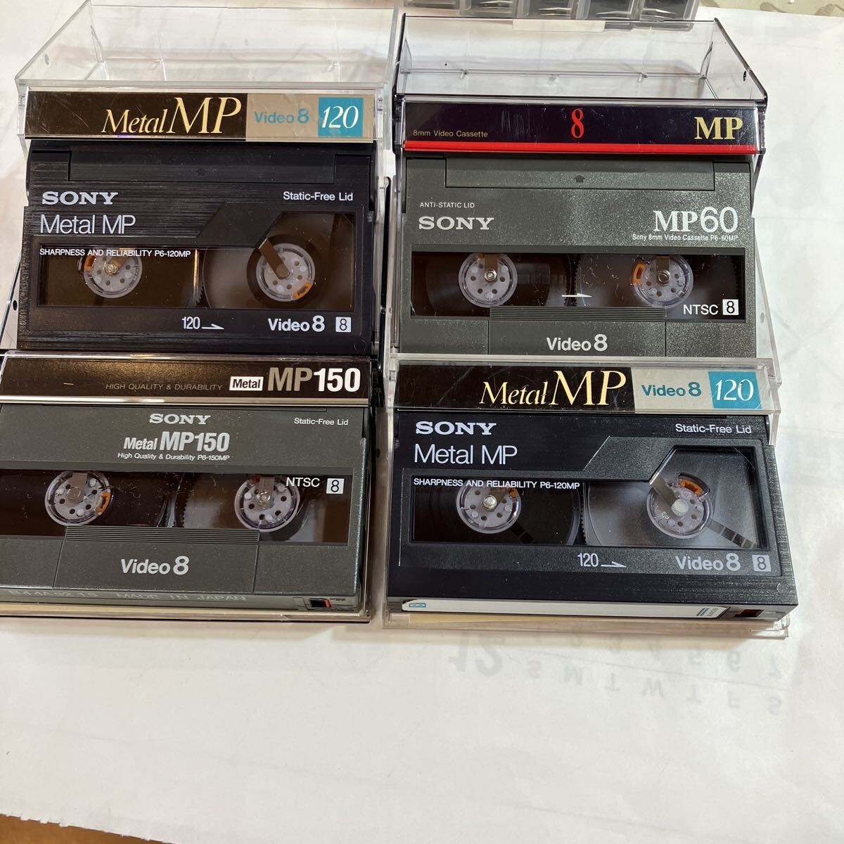 8MM ビデオテープ　11本 美品　市販録画済み(SF1つ、女性6つ) 、多分新品のSONY MP150が1つ、120が2つ、60が1つ　_画像3