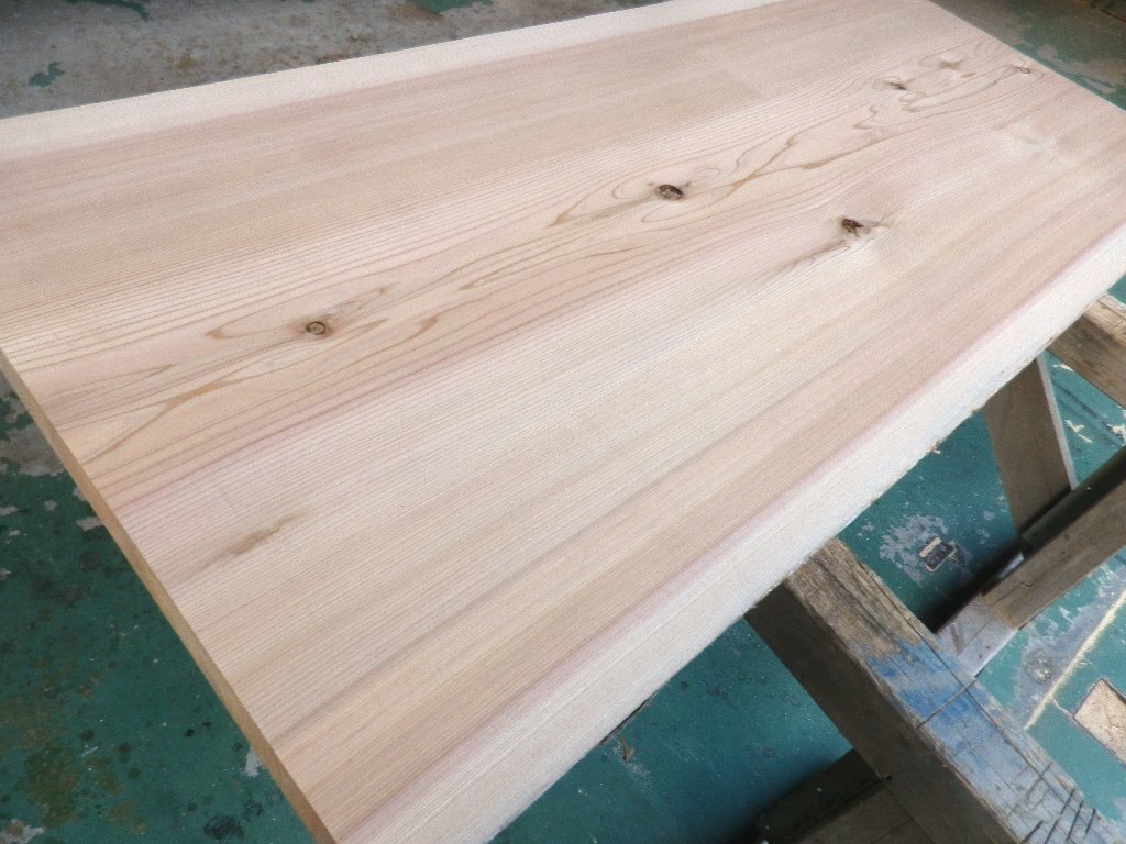 長167*幅75-78*厚5.2　杉165の木材木工材,一枚板自然木無垢材ＤＩＹ　テーブル天板　　スギ_画像5