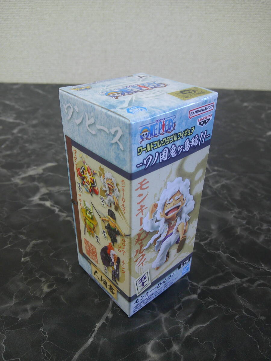 【バンプレスト #1】ワンピース ワールドコレクタブルフィギュア-ワノ国鬼ヶ島編11- モンキー・D・ルフィ(ギア5)未開封品_画像5