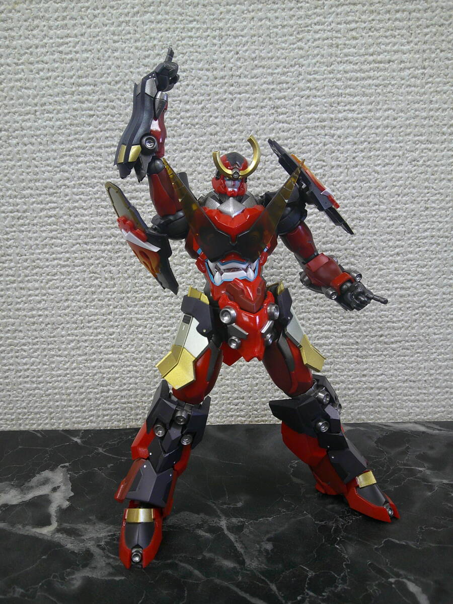 【バンダイ/千値練】スーパーロボット超合金 グレンラガン 10th ANNIVERSARY SET＆RIOBOT 04 グレンラガン フィギュア （ライオボット）_画像9