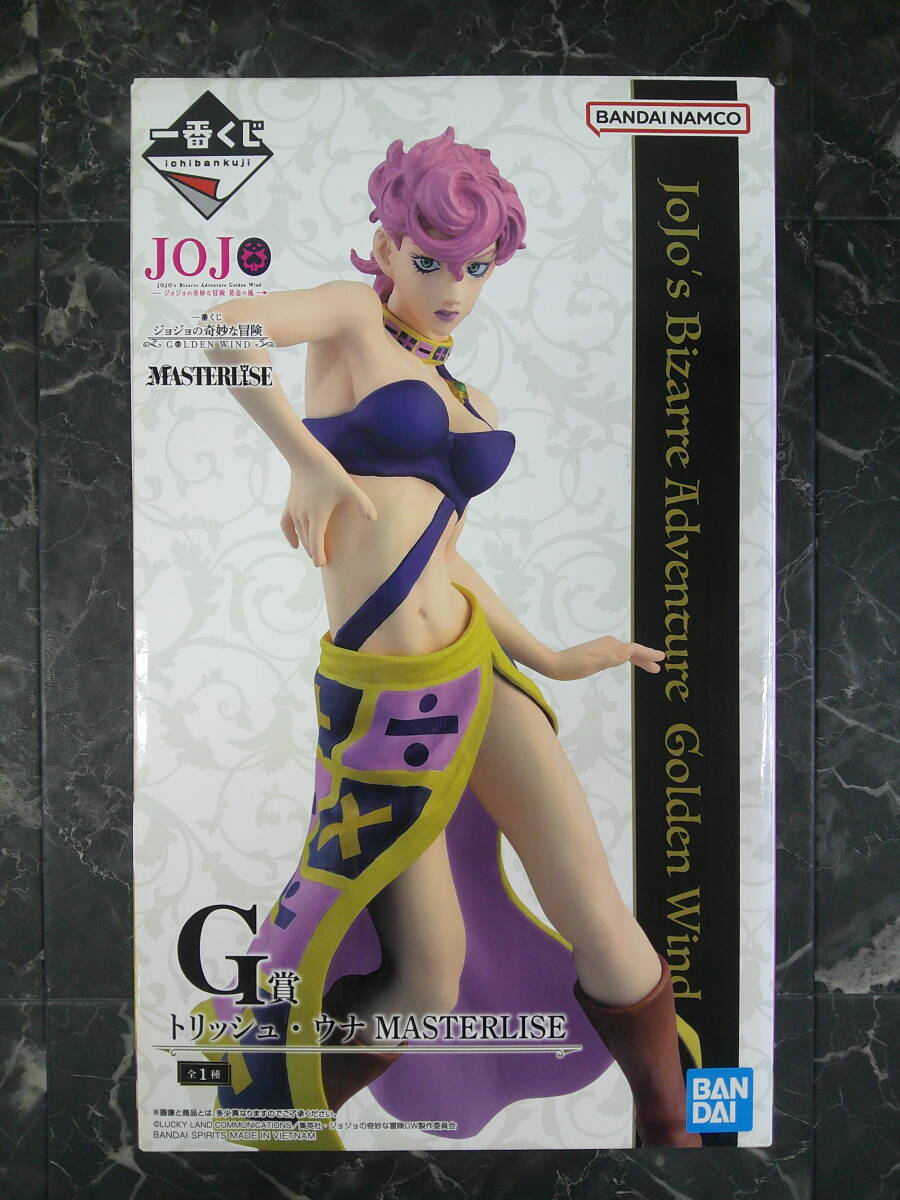 【一番くじ】ジョジョの奇妙な冒険 GOLDEN WIND G賞 トリッシュ・ウナ MASTERLISE 未開封品_画像1