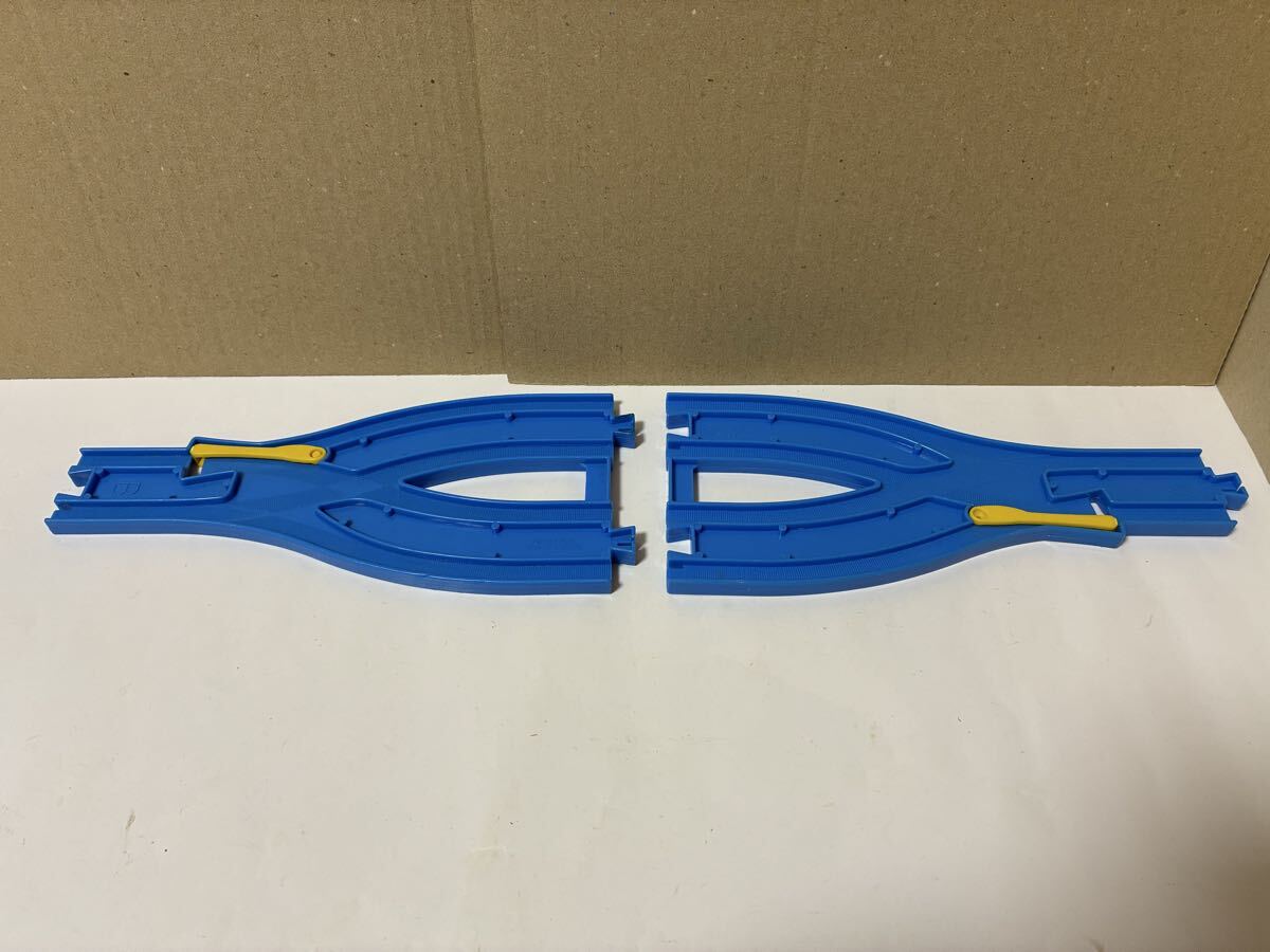 【プラレール】単線・複線ポイントレール② レア 2本_画像1