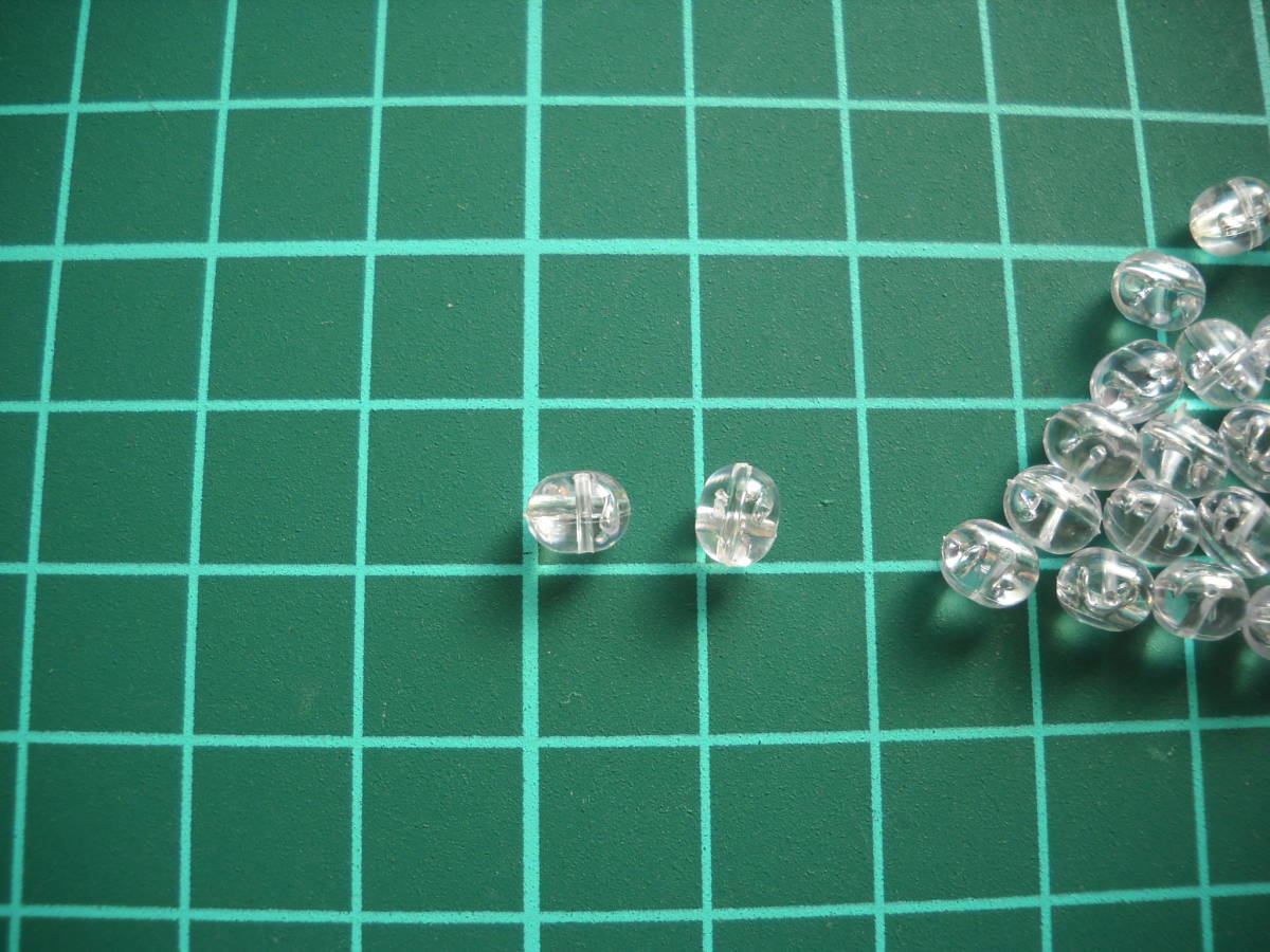 回転ビーズ ハリスビーズ 絡み止め小×50個_画像2