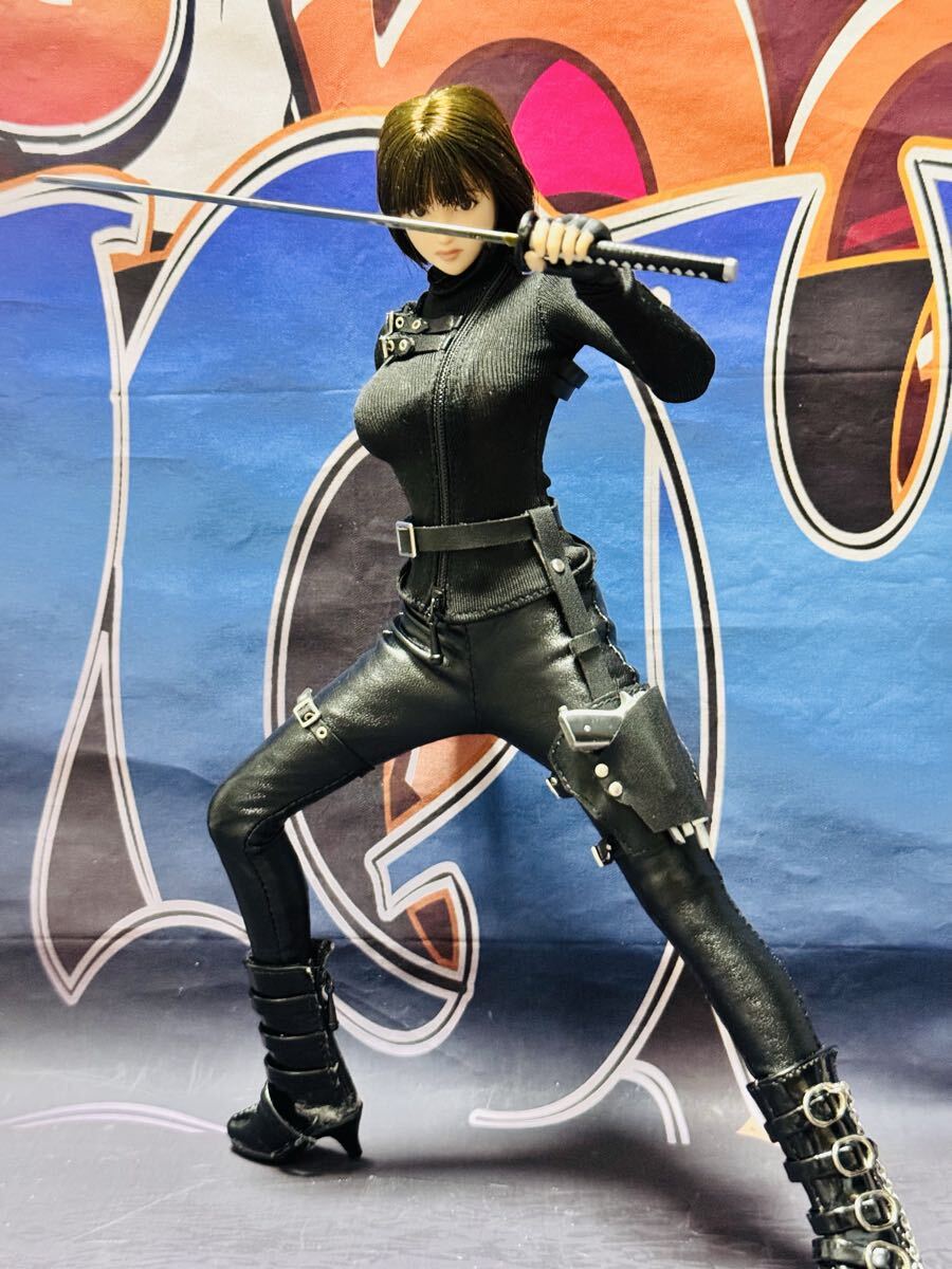 黒バトルスーツ風衣装 セット 1/6サイズ TBLeague ファイセン シームレス フィギア オビツ アゾン ジェニー バービー ドール 服 リカ_画像1