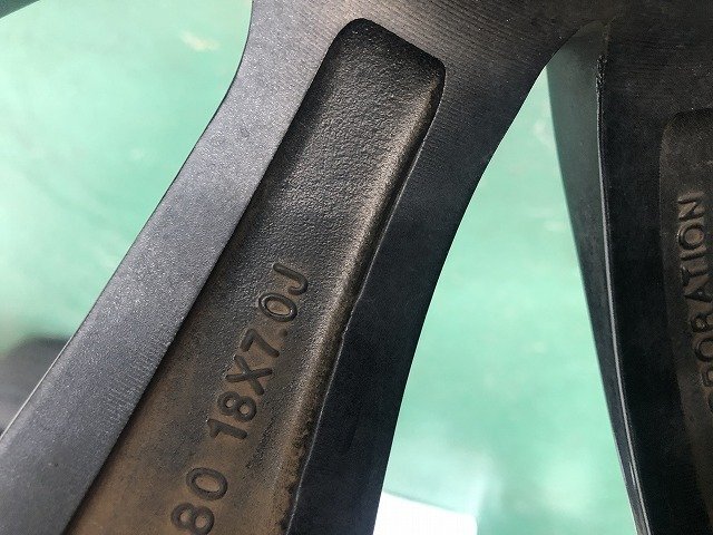 大田原店★中古タイヤホイールSET4本★シュタイナー VS5 18インチ7.0J★KINFOREST 215/45R18★ヴォクシー・ステップWなど_画像4