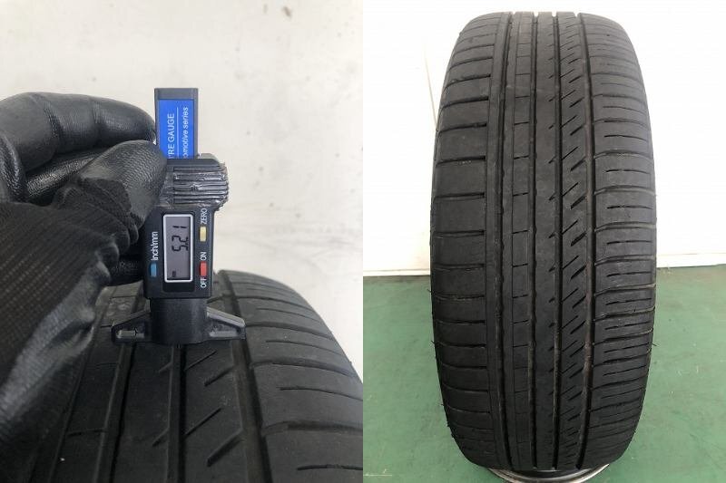 大田原店★中古タイヤホイールSET4本★シュタイナー VS5 18インチ7.0J★KINFOREST 215/45R18★ヴォクシー・ステップWなど_画像7