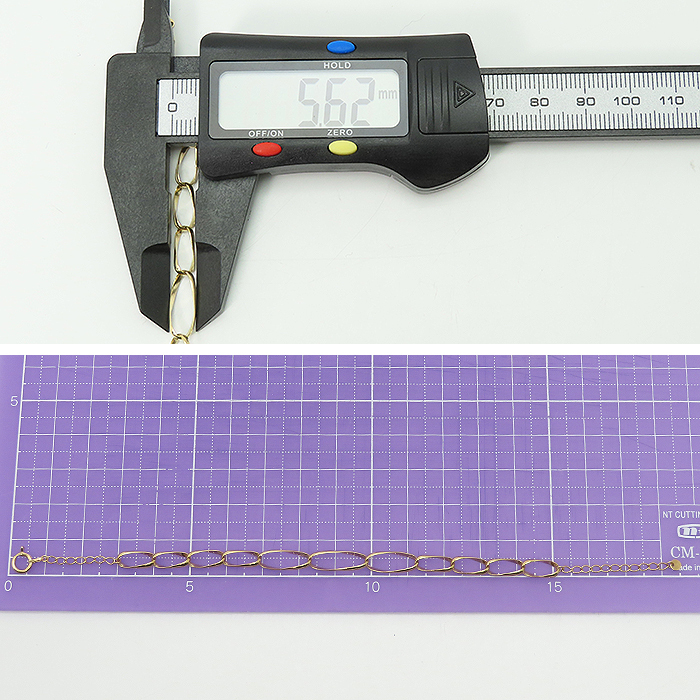 【 ヴァンドーム K18 ブレスレット 】 18金 18cm 3.5g レディース ジュエリー VENDOME 25-95-2 ゴールド 中古　_画像5