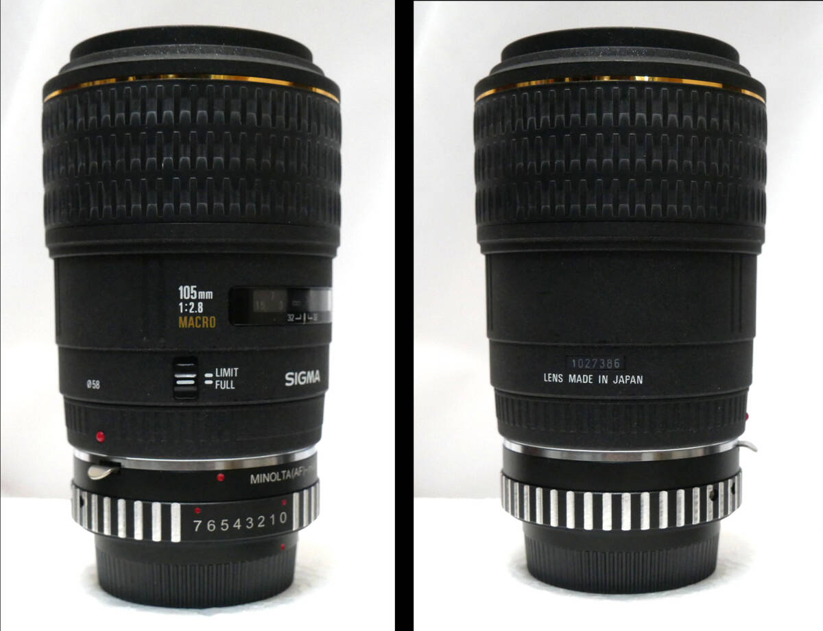 シグマ MACRO 105mm F2.8 EX DG SONY⇒マイクロフォーサーズ アダプタ付_画像4
