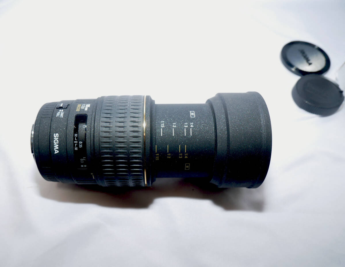 シグマ MACRO 105mm F2.8 EX DG SONY⇒マイクロフォーサーズ アダプタ付_画像3