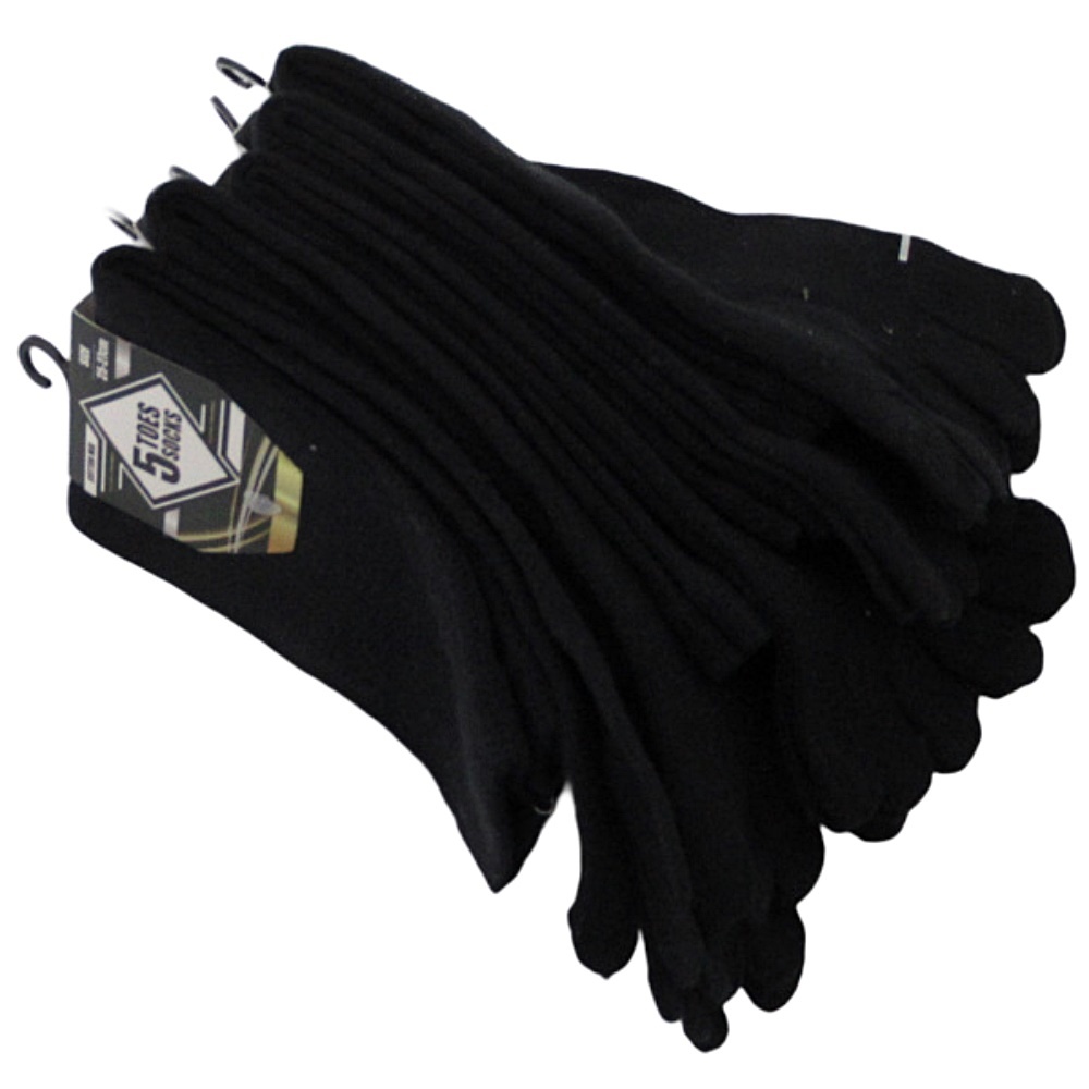 5 пальцев носки чёрный 5 пар комплект мужской size 25-27cmkakato есть хлопок . материалы 