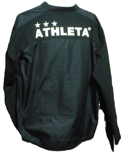 ATHLETA【(株)アスレタ】製長袖ハーフジップピステ上(ジャケット)のみ M 黒_画像2