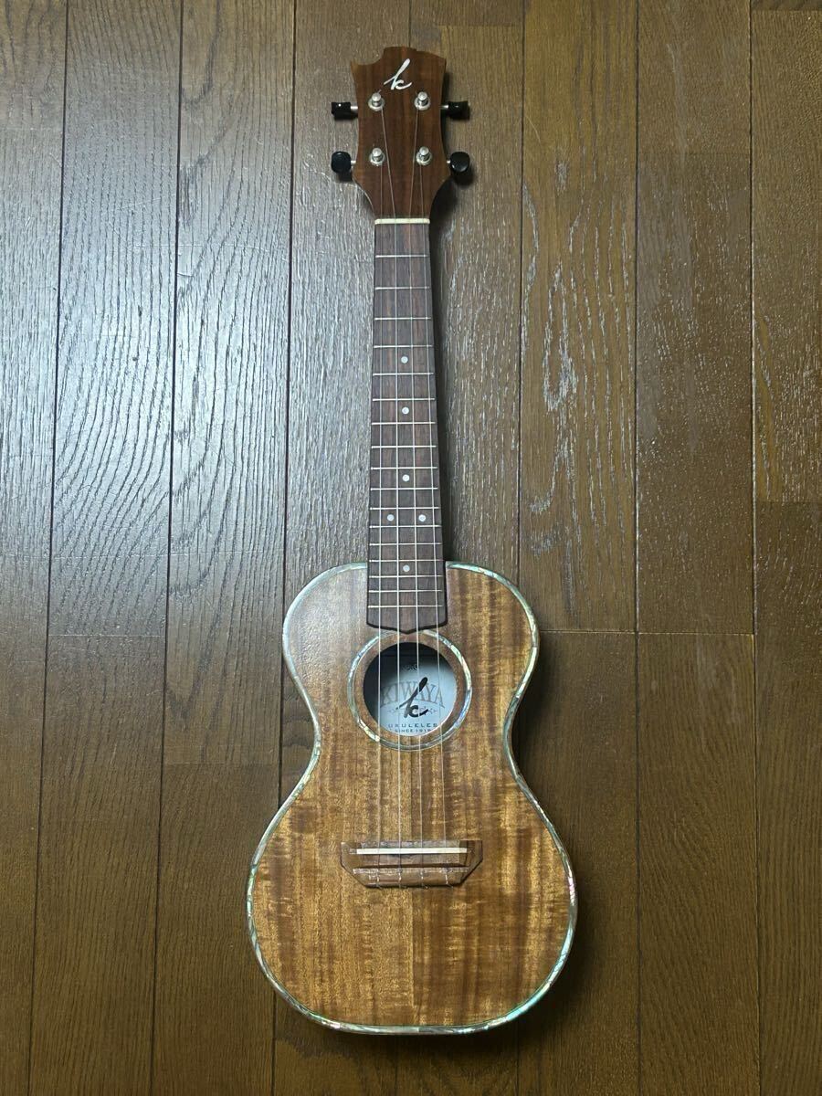 【KIWAYA】 コンサートウクレレ K-301 (アカシアコア材オール単板) USED品_画像1