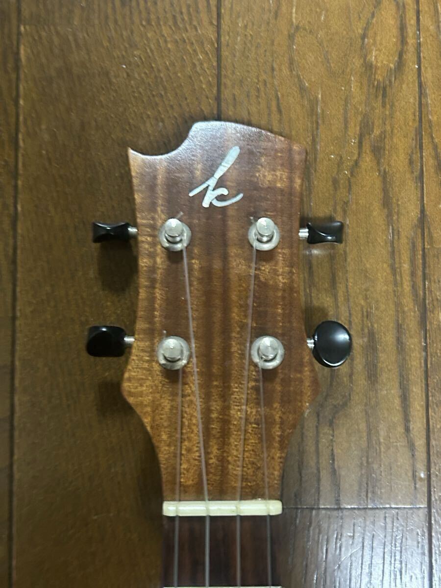 【KIWAYA】 コンサートウクレレ K-301 (アカシアコア材オール単板) USED品_画像3