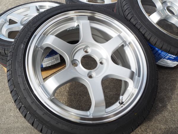 ★逆ゾリ★165/50R15 6.5J+38 4H100 新品 人気 軽量 深リム 引っ張り 1台分 EK MR ワゴン ラパン コペン LIFE 軽トラ 軽四 カスタム SL/P_画像4