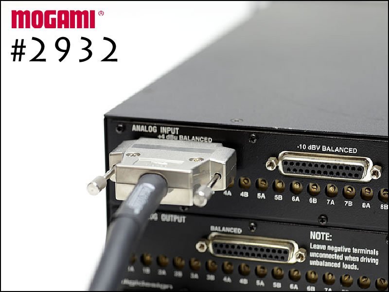 MOGAMI Moga mi#2932 8ch мульти- кабель Dsub / XLR / TRS specification 