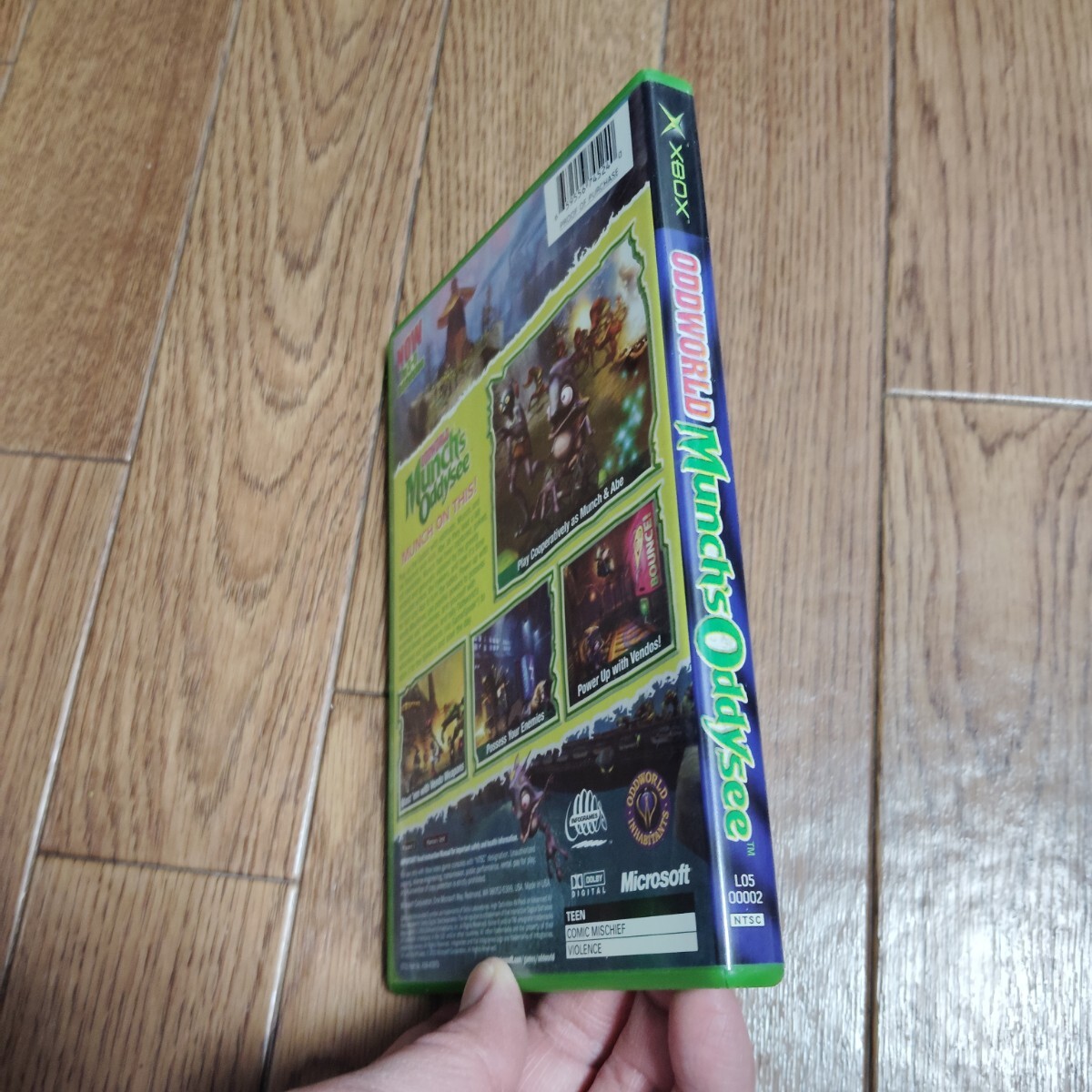 海外版XBOX「ODDWORLD Munch's Oddysee」北米版_画像2