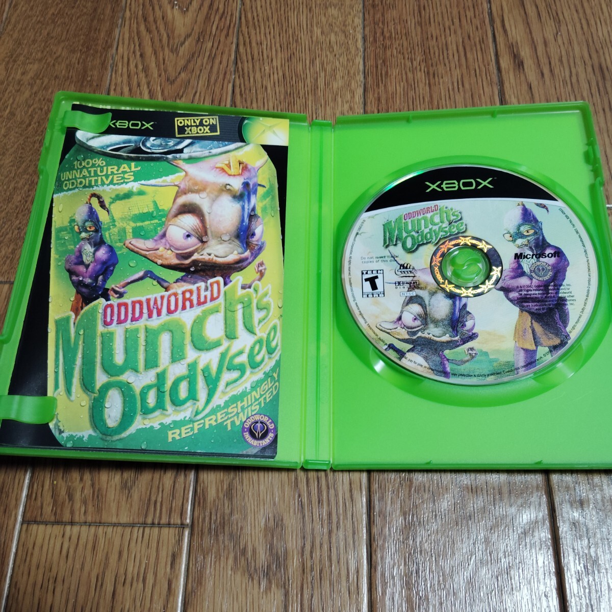 海外版XBOX「ODDWORLD Munch's Oddysee」北米版_画像3
