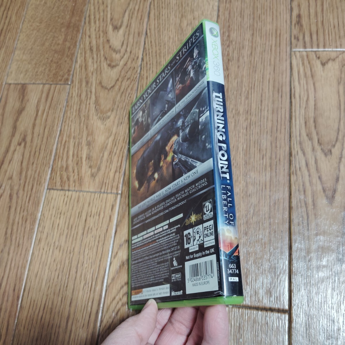 海外版XBOX360「TURNING POINT FALL OF LIBERTY」北米版_画像2