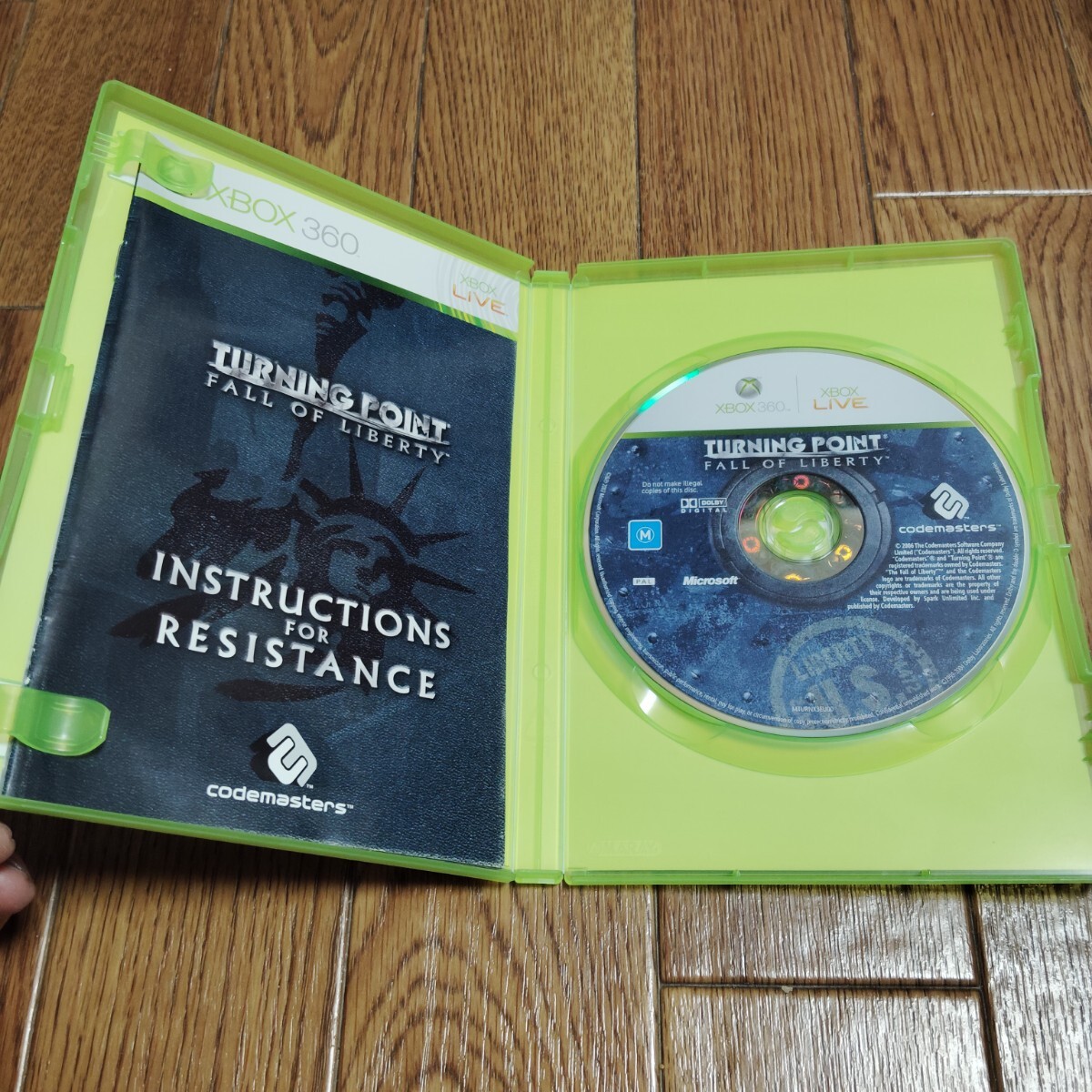 海外版XBOX360「TURNING POINT FALL OF LIBERTY」北米版_画像3