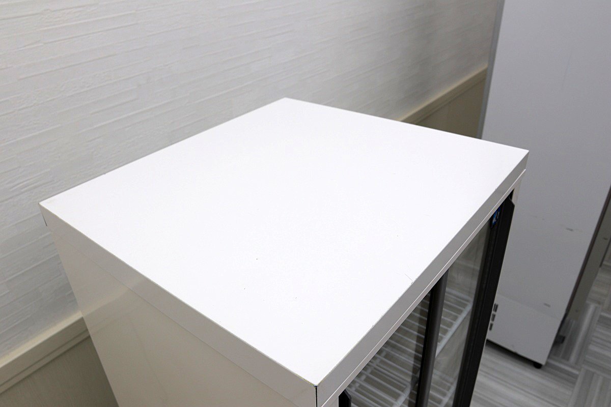 21年製 超美品！ホシザキ星崎 小スライドガラス 冷蔵ショーケース 小型冷蔵庫 お酒ビール飲料用 SSB-48DT 厨房店舗業務用_画像5