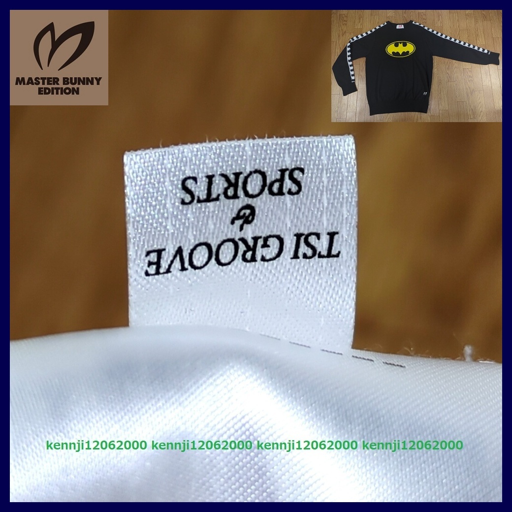 限定完売 定価30800円 正規品 日本製 マスターバニーエディション MBE TOUR-M BATMAN バットマン コラボ 暖か ウール セーター 黒 Saiz 4 M_画像10