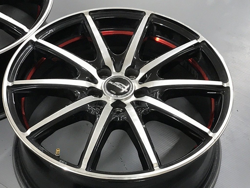 ◎傷少美品 17in 7J +50 100/5H 4本 検) プリウス ウィッシュ シエンタ アリオン カローラ インプレッサ レガシィ フォレスター エクシーガ_画像10