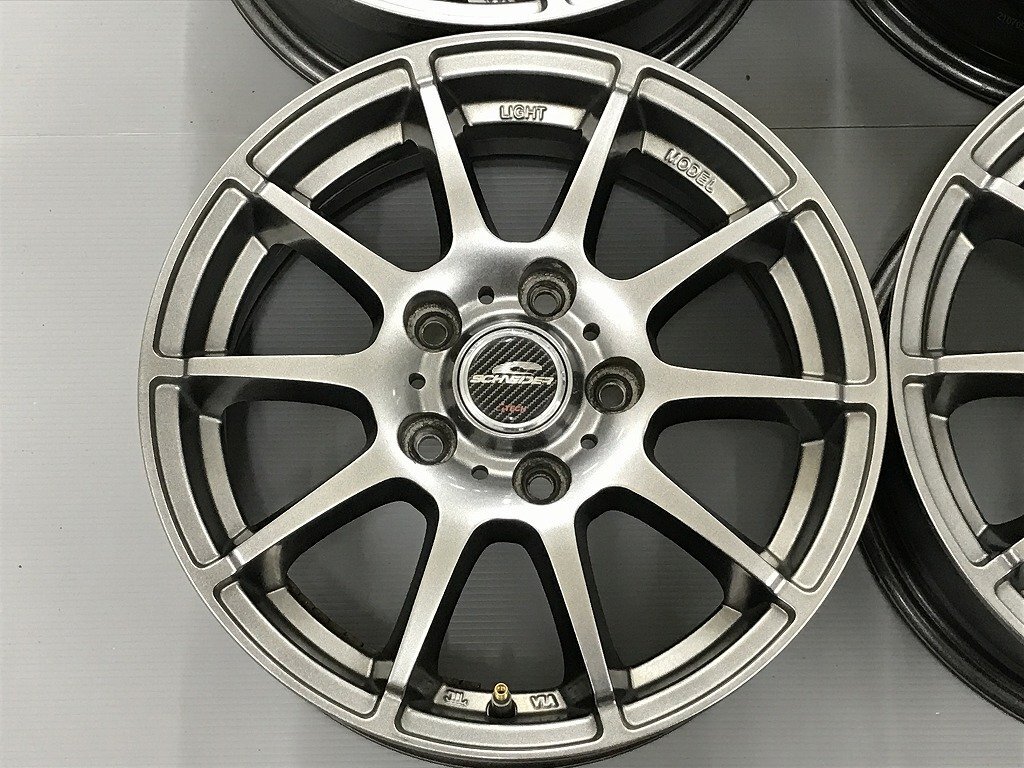 ◎傷少美品 軽量 15inc 6J +50 114.3/5H 4本 検) ノア VOXY セレナ ステップワゴン ヤリスクロス プリウスα フリード エスクァイア MAZDA3_画像4